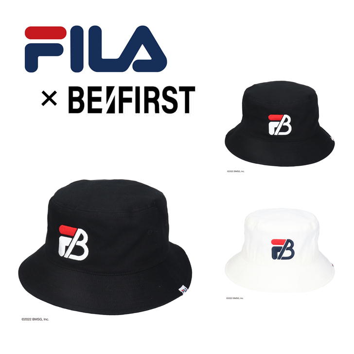 【レターパック配送】FILAｘBE:FIRST　FILA　フィラ　バケハ　帽子　ビーファースト　ビーファ　BESTY　メンズ　レディース　ノベルティ付き　正規品　正規取扱店