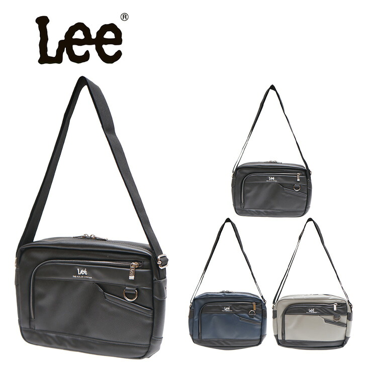 【ポイント10倍】Lee ショルダーバッグ リー 320-3733 通販 横型ショルダーバック メッセンジャーバッグ メンズ ブランド 斜めがけ かっこいい 肩掛け 大きめ 大容量 通勤 通学 自転車 バイク 旅行 サイクリング undead アンデッド メンズバッグ
