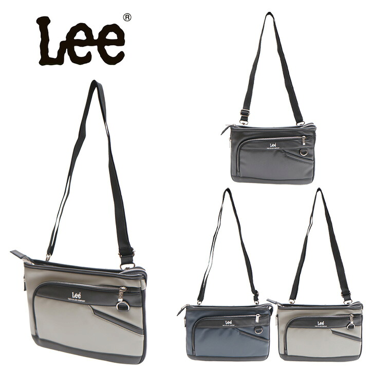 【ポイント10倍】Lee ショルダーバッグ リー 320-3734 通販 横型ショルダーバック クラッチバッグ メンズ ブランド 斜めがけ かっこいい 肩掛け 小さめ 通勤 通学 自転車 バイク 旅行 サイクリング undead アンデッド メンズバッグ
