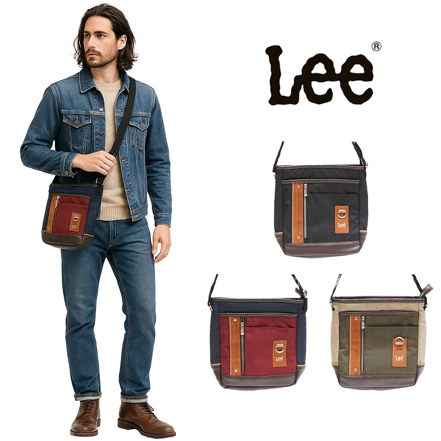 【ポイント10倍】Lee リー クリーチャー ショルダー 320-3742 ショルダーバック メンズ ブランド 斜めがけ かっこいい 肩掛け 通勤 通学 自転車 バイク 旅行 サイクリング creature クリーチャー メンズバッグ