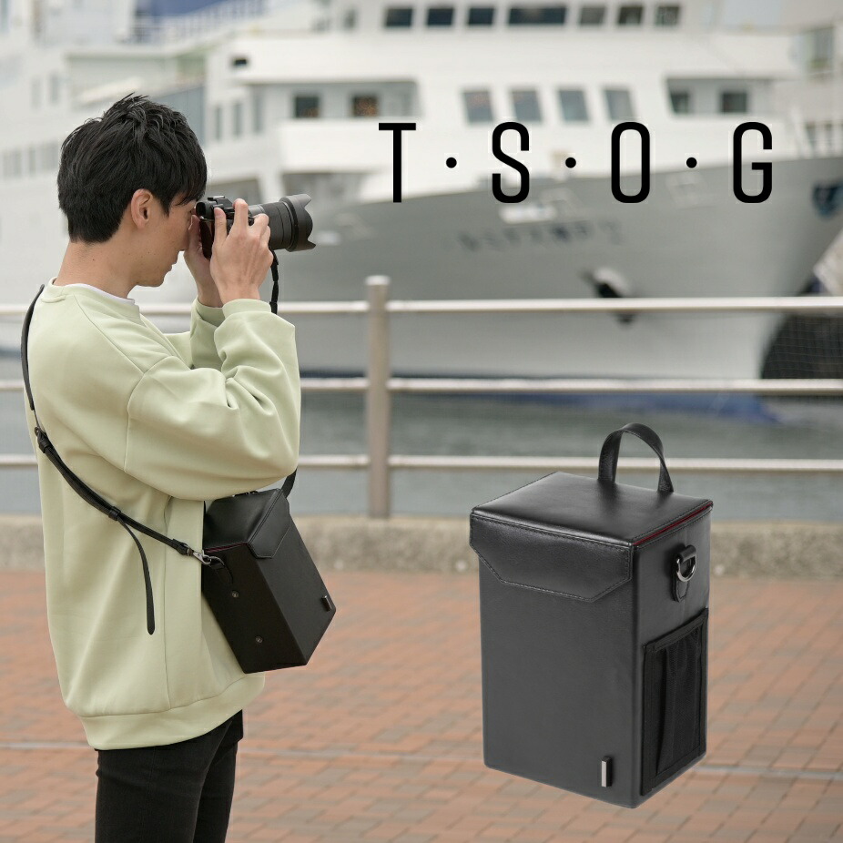 【正規取扱店】T・S・O・G ティーエスオージー シティーカメラショルダーバッグ ショルダーバッグ カメラバッグ メンズ レディース 本革 撥水 防水 おしゃれ 人気 正規品