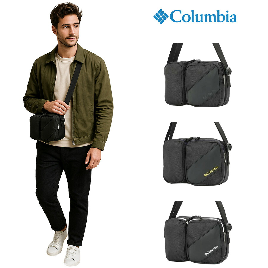 【レターパック配送/時間指定不可】【Columbia】 pu8751 Bremner Slope ショルダーバッグ 斜め掛け 撥水 使いやすい ユニセックス プレゼント ギフト ブラック
