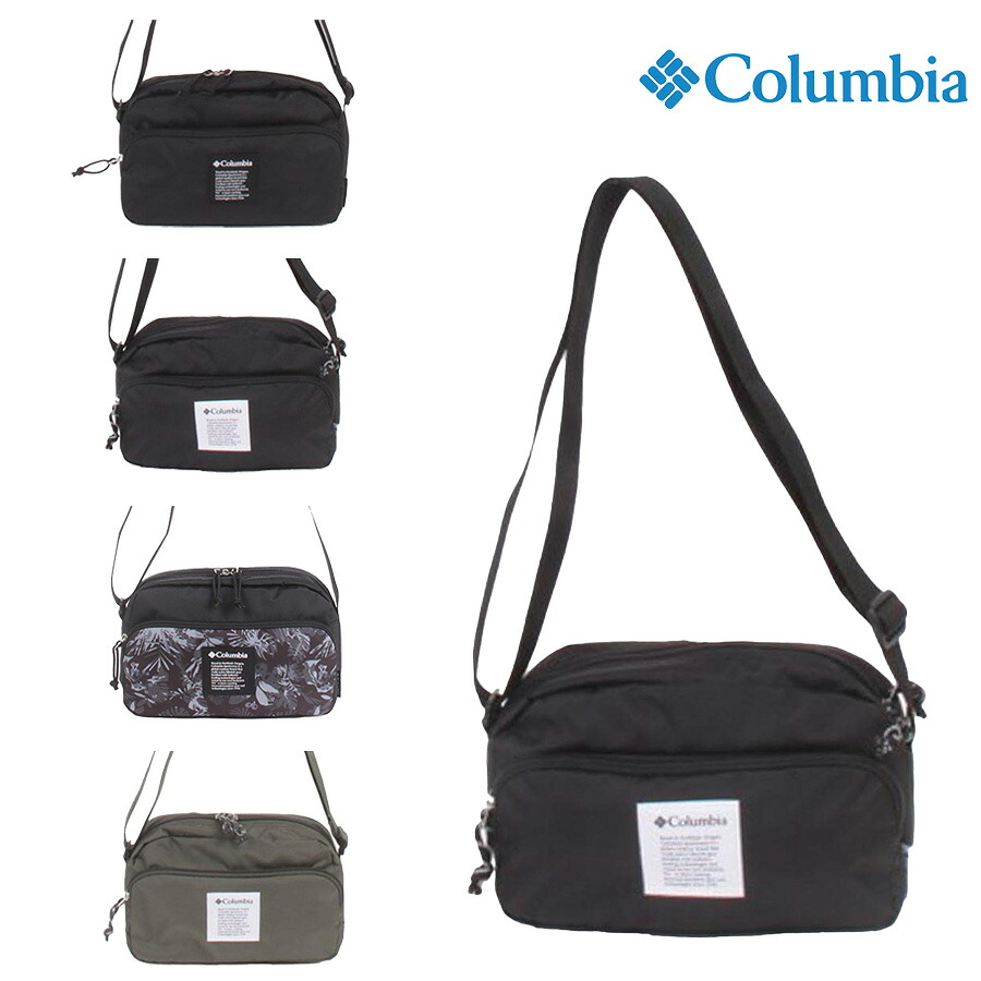 【クリックポスト/時間指定不可】【Columbia】 pu8775 Iron Romeo ショルダーバッグ 斜め掛け かばん 軽量 カジュアル シンプル ギフト プレゼント ブラック