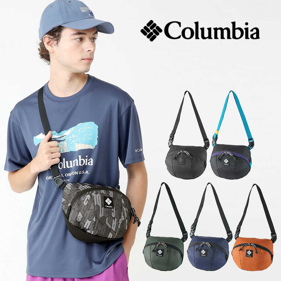Columbia pu8801 Panacea Shoulder ショルダー パナシーア 斜め掛け 鞄 カバン かばん バッグ 普段使い 使いやすい ユニセックス プレゼント ギフト ブラック