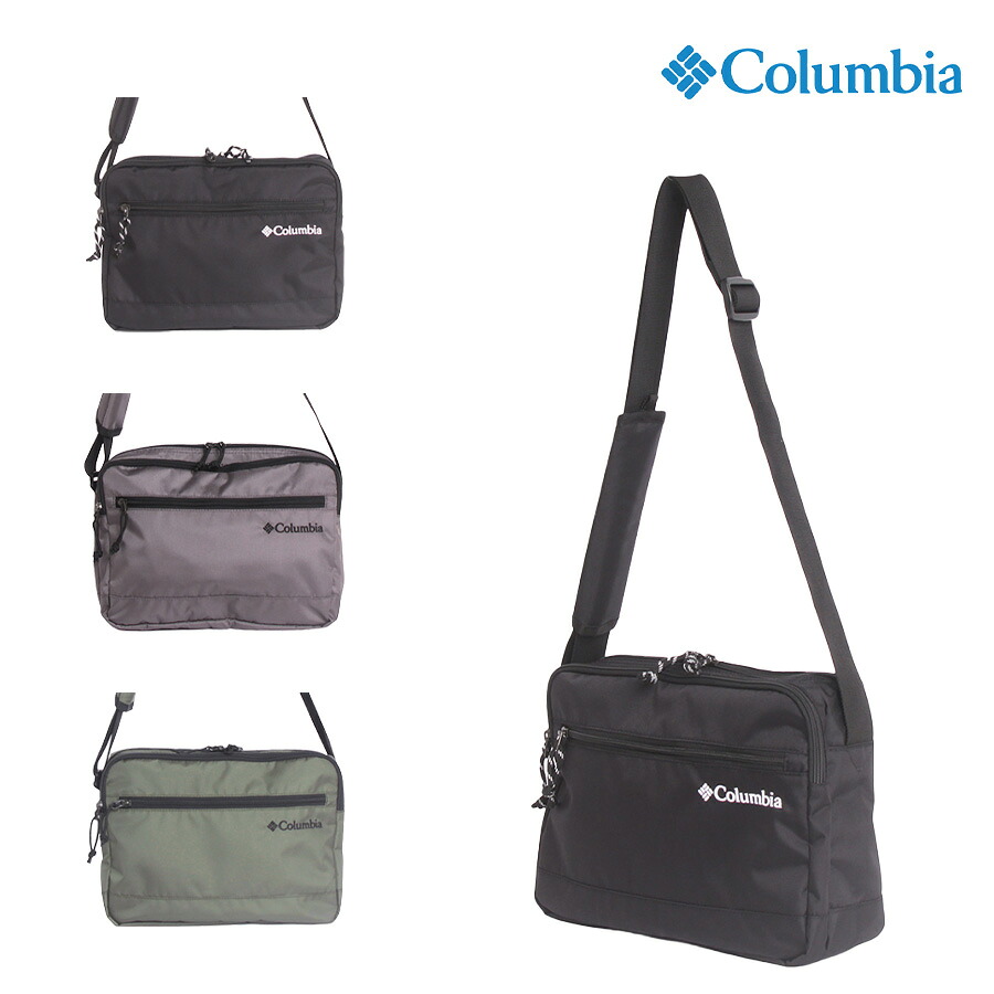 Columbia pu8814 Big Muddy Road ショルダー 斜め掛け 鞄 カバン かばん バッグ 普段使い 使いやすい シンプル ユニセックス プレゼント ギフト ブラック