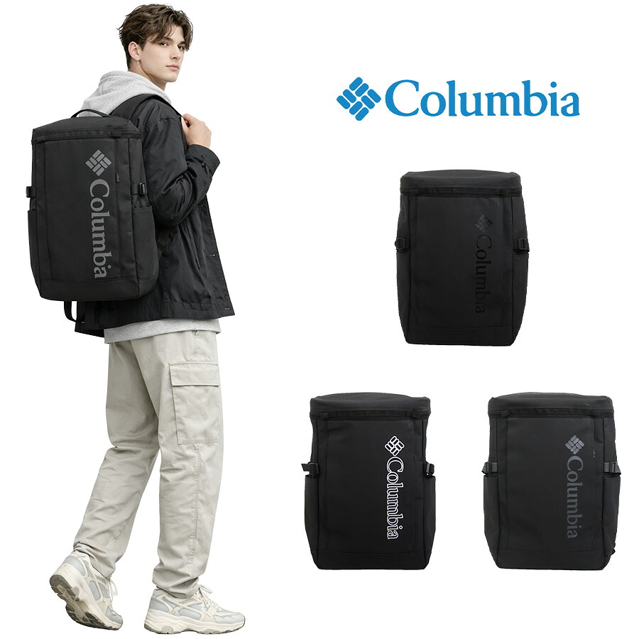 Columbia リュック 大容量 EntiatRock バックパック 35L リュックサック 通勤 通学 普段使い 男女兼用 ユニセックス ギフト プレゼント ブラック pu8828