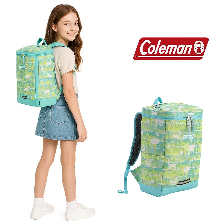 【Coleman】 kids005 ジャックインパック かばん バッグ リュック キッズ ジュニア シンプル コールマン 登園 通学 ユニセックス プレゼント ギフト ブルー