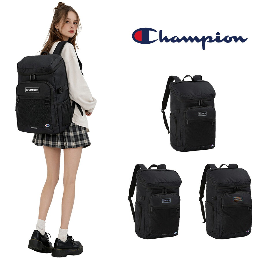 Champion リュック 大容量 ノーウィッチ リュック 36L  リュックサック 通勤 通学 普段使い 男女兼用 メンズ レディース ギフト プレゼント ブラック 68892