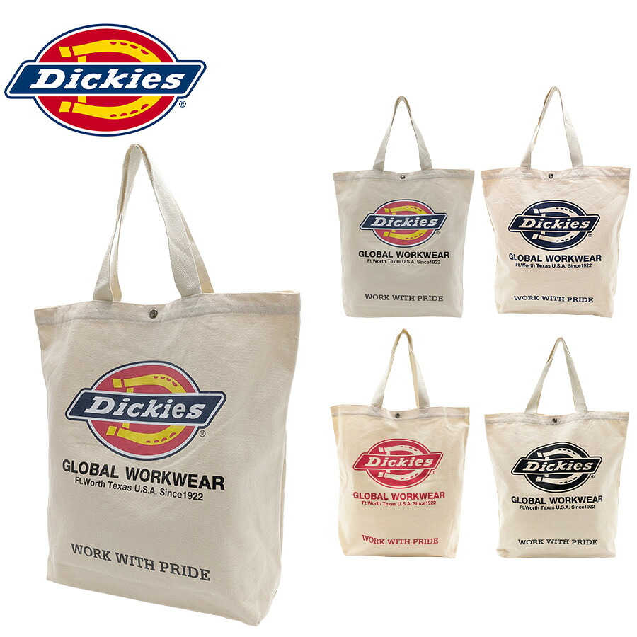 【Dickies】 16826300 ロゴキャンバストートバッグ 鞄 かばん カバン バッグ 手持ち ディッキーズ 通勤 通学 使いやすい 便利 プレゼント 贈り物 ギフト