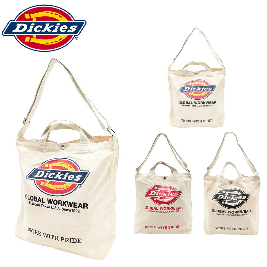 【Dickies】 16826400 ロゴキャンバス2WAYショルダー 鞄 かばん カバン バッグ ディッキーズ 通勤 通学 使いやすい 便利 プレゼント 贈り物 ギフト