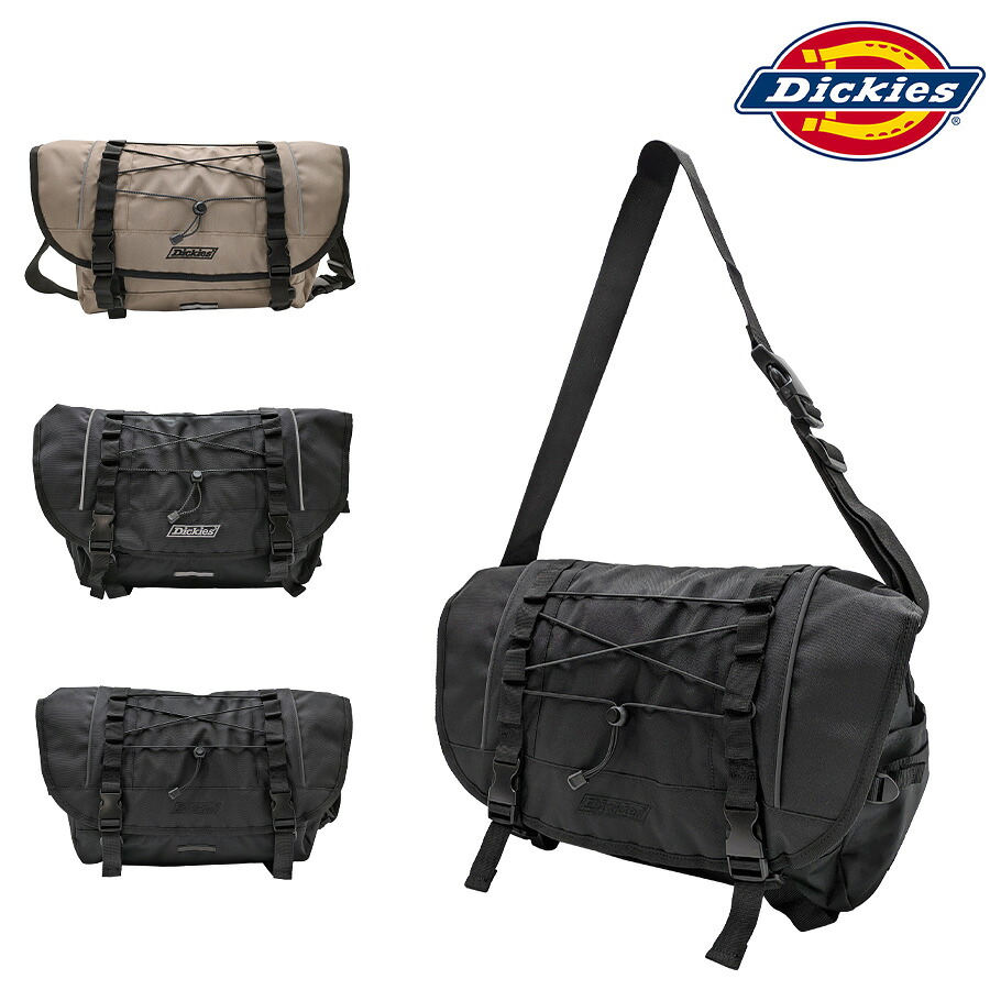 【Dickies】 80676400 DK CITYWAORK MESSENGER BAG かばん バッグ ショルダーバッグ 斜め掛け おしゃれ 普段使い 便利 ユニセックス プレゼント ギフト ブラック
