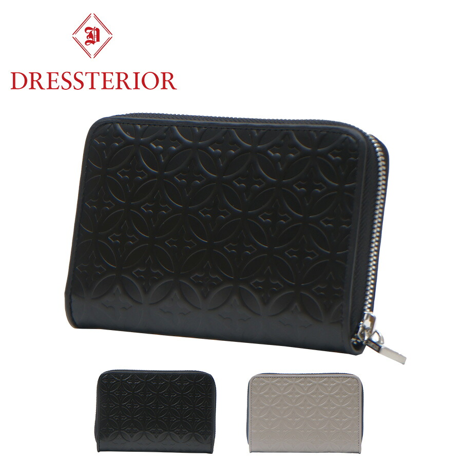【SNSで話題のレザーケアクリームプレゼント中！】【DRESSTERIOR】864602 二つ折り財布 ウェルシュ 財布 サイフ 折り財布 ドレステリア ブランド ブラック トープ レディース おしゃれ かわいい プレゼント 誕生日 ギフト 贈り物 お誕生日 牛革 本革 collonil コロニル