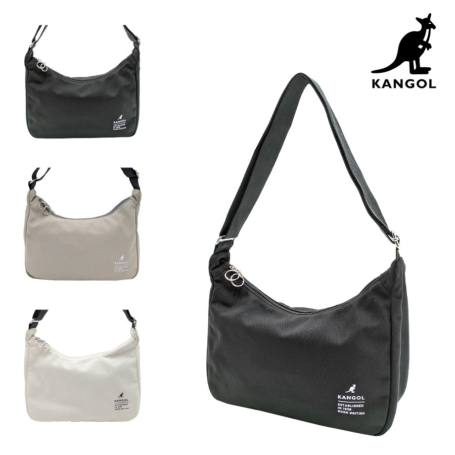 【レターパック配送/時間指定不可】【KANGOL】 250-02130 ショルダーバッグS 斜め掛け 肩掛け かばん バッグ ユニセックス ギフト プレゼント ブラック