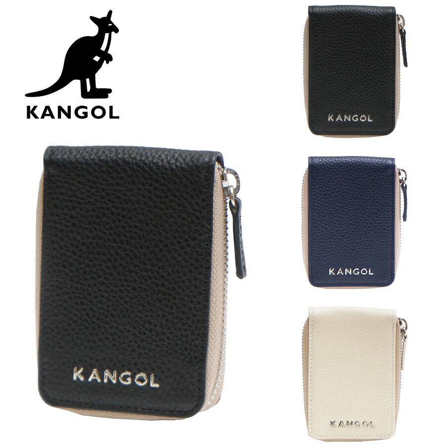 【KANGOL】250-10150 コインケース 財布 小銭入れ さいふ サイフ コインケース ウォレット コンパクト カジュアル シンプル カンゴール ブラック ネイビー アイボリー 使いやすい かわいい おしゃれ ユニセックス