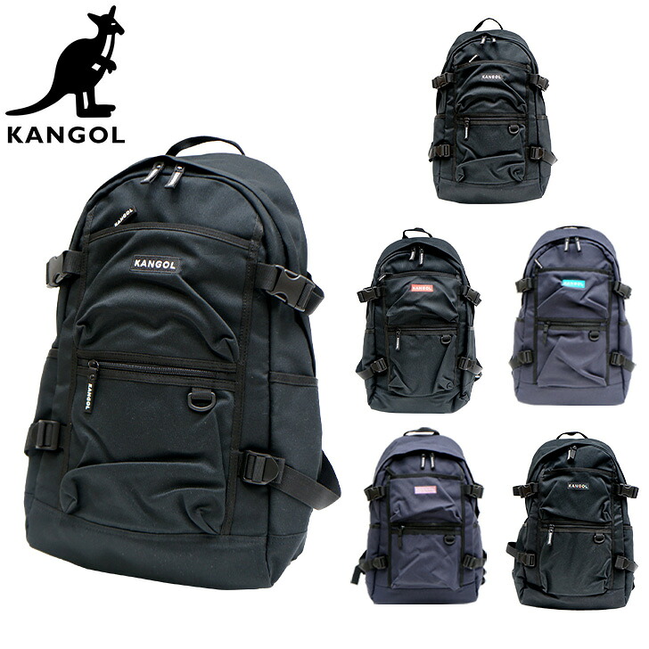 【KANGOL】リュック 大容量 カンゴール ポリエステル 250-1290 通学 通勤 普段使い 日常使い デイリーユース タウンユース 男女兼用 お手頃 使いやすい 便利 定番 人気 売れ筋 おすすめ ブラック プレゼント
