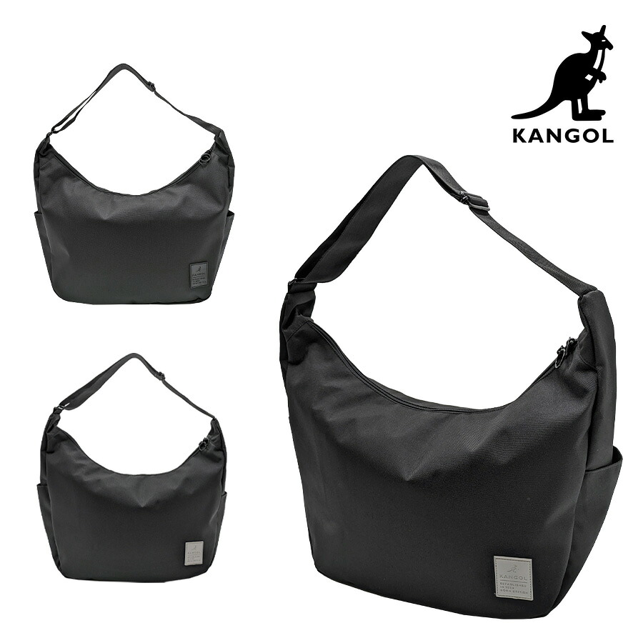 【KANGOL】 250-4011 ショルダーバッグ かばん バッグ 斜め掛け おしゃれ シンプル 使いやすい 普段使い 便利 ユニセックス カンゴール プレゼント ブラック