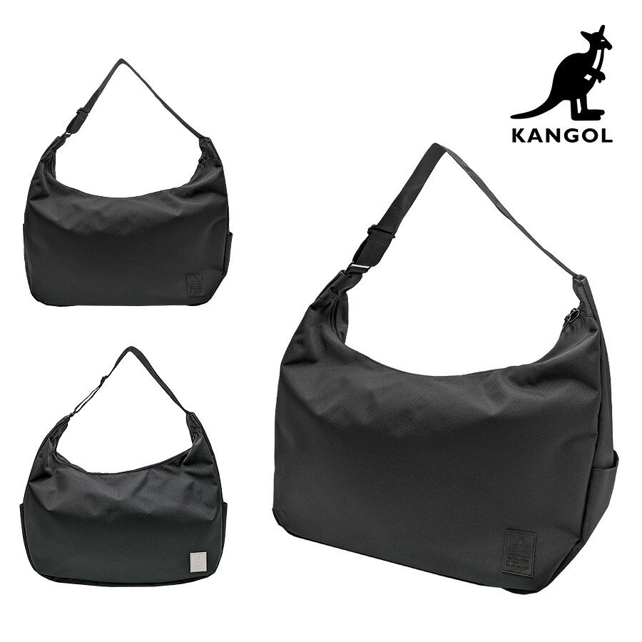 【KANGOL】 250-4012 ショルダーバッグ かばん バッグ 斜め掛け おしゃれ シンプル 使いやすい 普段使い 便利 ユニセックス カンゴール プレゼント ブラック