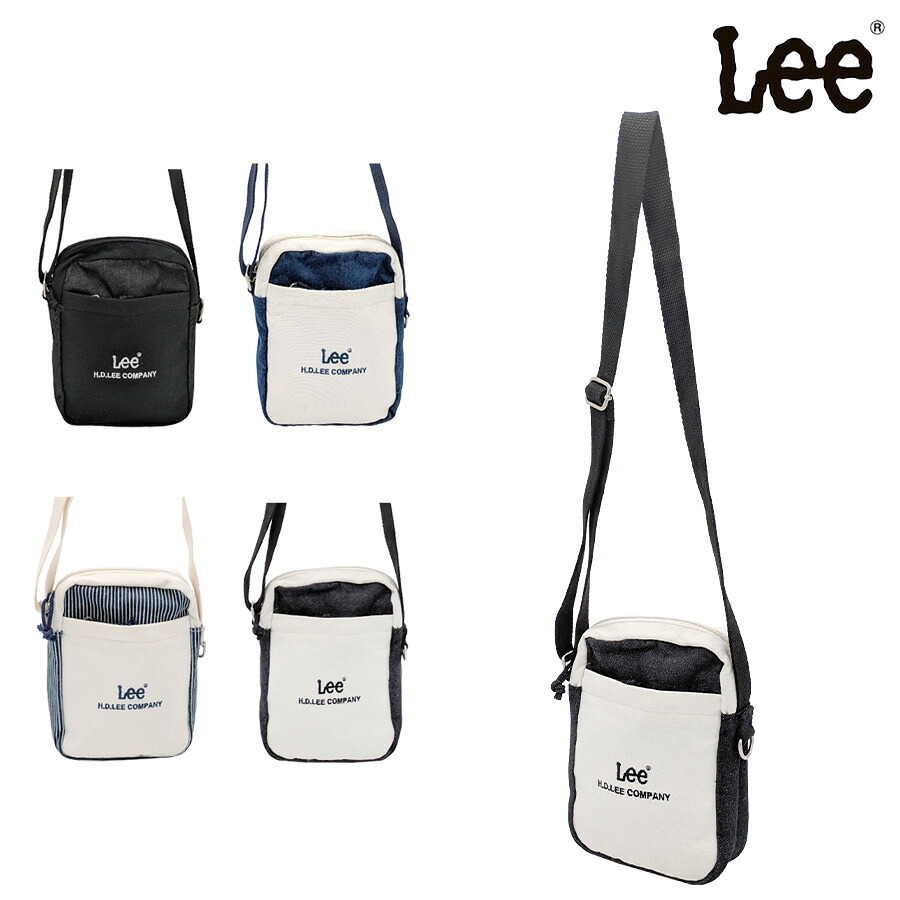 【クリックポスト/時間指定不可】【Lee】320-1400 Buddy 縦型ミニショルダー 斜め掛け 普段使い 使いやすい シンプル おしゃれ レディース プレゼント ブラック