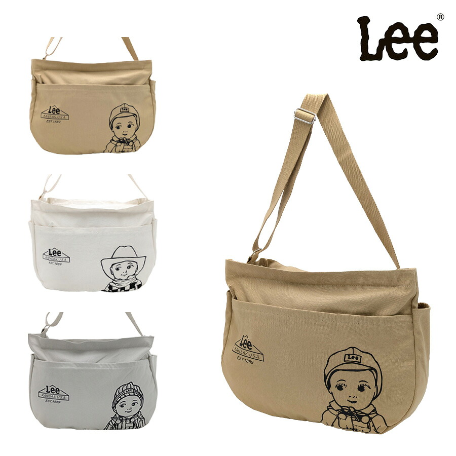 【レターパック配送/時間指定不可】【Lee】320-1432 Buddyll トートバッグ 斜め掛け 普段使い 使いやすい シンプル おしゃれ レディース プレゼント ブラウン