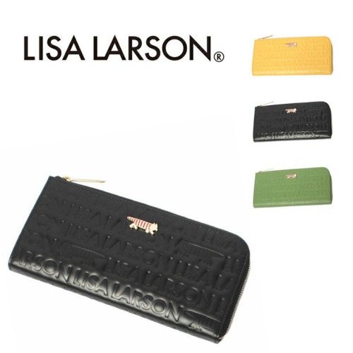 【SNSで話題のレザーケアクリームプレゼント中！】【LISA LARSON】リサ・ラーソン L字 ファスナー長財布 ウォレット LTLM-06 Mikey 高級 本革 YKKファスナー マイキー 猫 レディース ギフト 母の日 バレンタイン 人気 プレゼント collonil コロニル