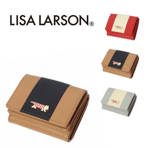 【ポイント10倍】LISA LARSON リサ・ラーソン ラウンドファスナー 三つ折り 財布 LTLY-04 Mikey 高級 本革 YKKファスナー マイキー 猫 レディース ギフト 母の日 バレンタイン 人気 プレゼント