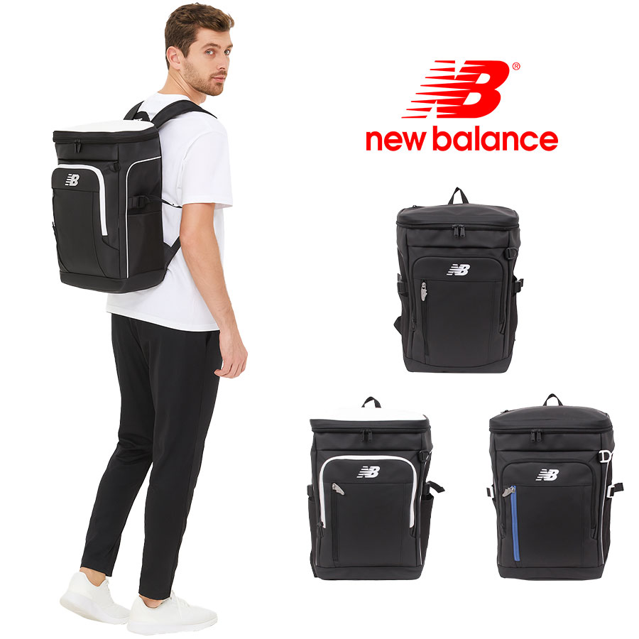 【New Balance】リュック 大容量 lab55680 30L BOXリュック リュック 大容量 リュックサック かばん バッグ 軽量 通勤 通学 中高生 ユニセックス  ギフト プレゼント ブラック