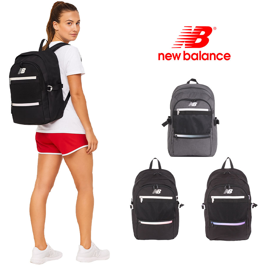 【New Balance】リュック 大容量 lab55683 30L デイパック リュック 大容量 リュックサック かばん バッグ 軽量 通勤 通学 中高生 ユニセックス  ギフト プレゼント グレー