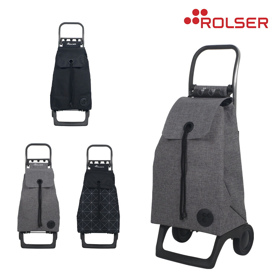 【ROLSER】 monotone お買い物キャリー 36L ショッピングカート シンプル 安定 ロルサー 使いやすい 大容量 軽量 グレー 敬老の日 母の日 ギフト プレゼント