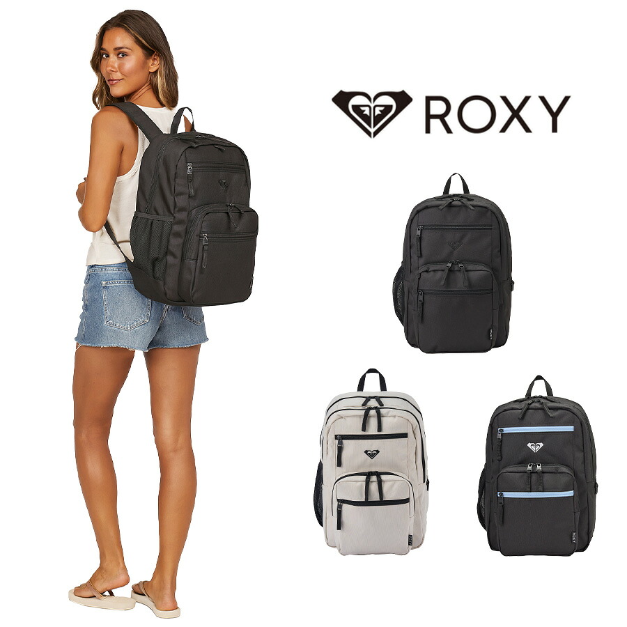 【ROXY】 リュック 大容量 rbg251304 デイパック 32L リュックサック かばん バッグ 通学 部活 中高生 おしゃれ ユニセックス ギフト プレゼント ブラック