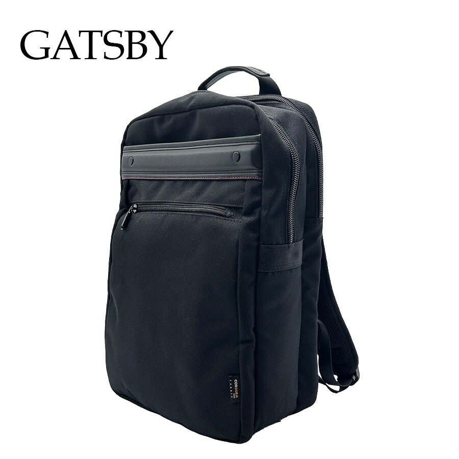 GATSBY ビジネスリュック かばん カバン 鞄 バッグ バックパック 日常 普段使い 使いやすい 便利 多機能 ブラック ユニセックス 通勤 会社 営業 103-11035